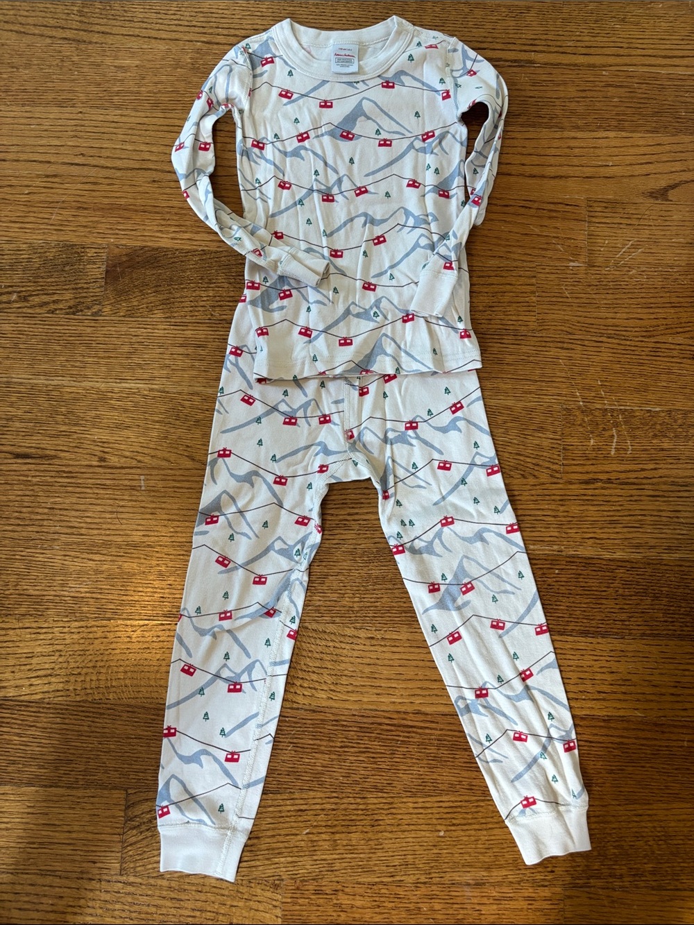 Hanna Andersson Long Sleeve Gondola Print Organic Cotton Pajama Set